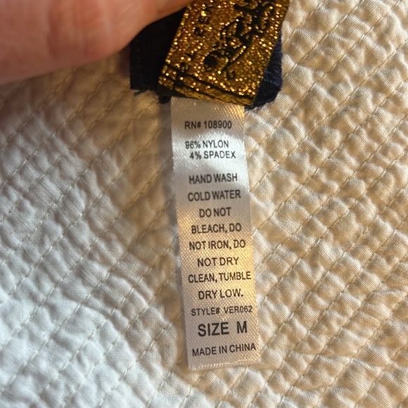 Navy Blue Lace and Mesh Teddy Bodysuit - Picture 10 of 13